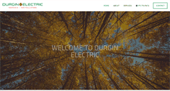 Desktop Screenshot of durginelectric.com